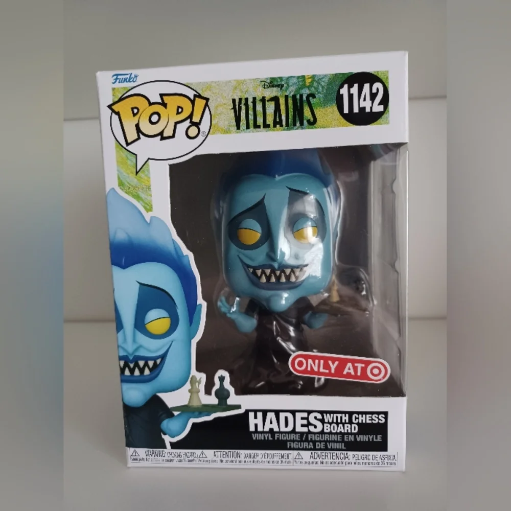 Disney Villains Hades With Chess Board 1142 Vinyl Figure Funko Pop Toy